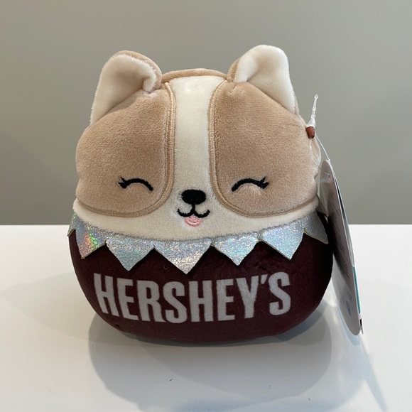 Squishmallows Other - NWT 5” Regina the Hershey Kisses Corgi Squishmallow